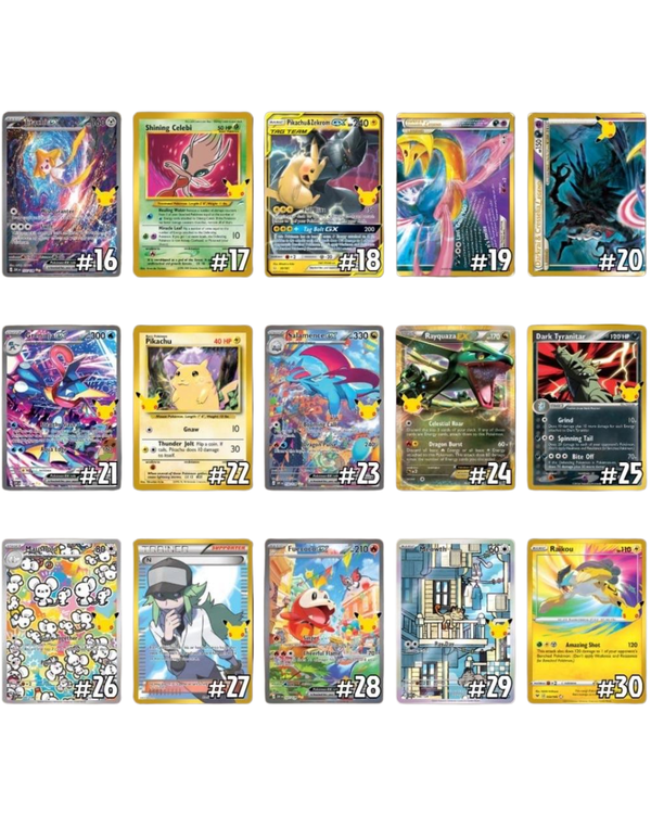 Pokémon TCG: 30th Celebration Loose Pack