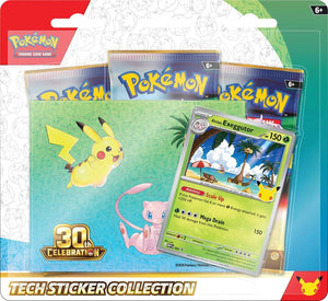 Pokémon TCG: 30th Celebration Tech Sticker Collection front