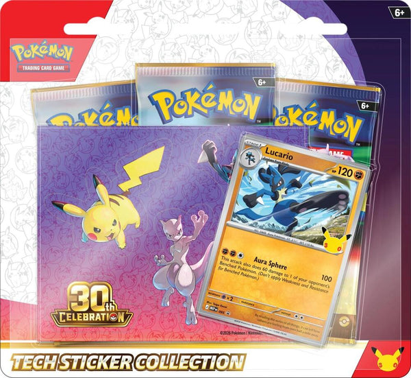 Pokémon TCG: 30th Celebration Tech Sticker Collection (PREORDER)