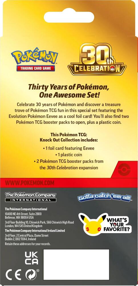 Pokémon TCG: 30th Celebration 2-Pack Blister / Knockout Collection (PREORDER)