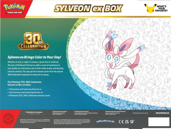 Pokémon TCG: 30th Celebration Greninja / Sylveon ex Box (PREORDER)