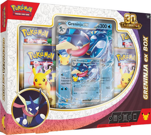 Pokémon TCG: 30th Celebration Greninja ex Box back