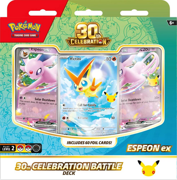 Pokémon TCG: 30th Celebration Battle Deck - Espeon / Umbreon ex