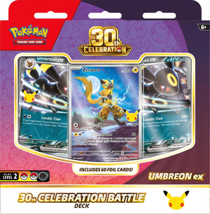 Pokémon TCG 30th Celebration Battle Deck Umbreon ex box front