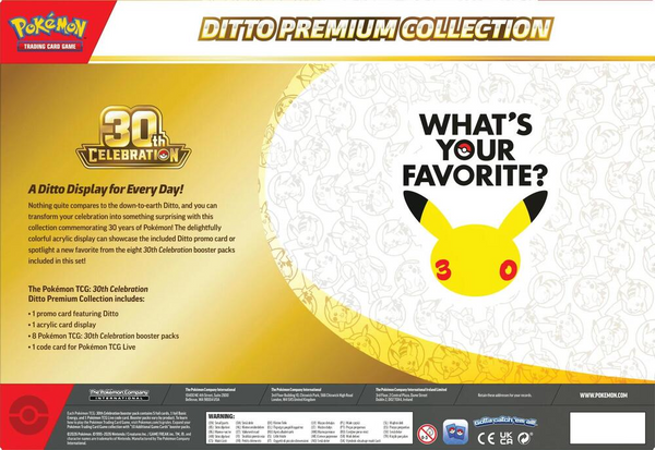 Pokémon TCG: 30th Celebration Ditto Premium Collection (PREORDER)