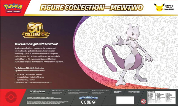 Pokémon TCG: 30th Celebration Mew / Mewtwo Figure Collection (PREORDER)