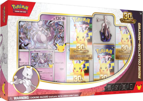Pokémon TCG: 30th Celebration Mew / Mewtwo Figure Collection (PREORDER)