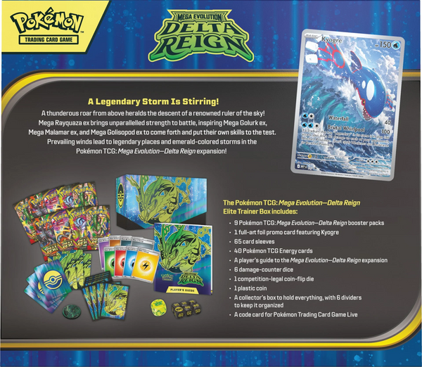 Pokémon TCG: Mega Evolution—Delta Reign Elite Trainer Box (PREORDER)