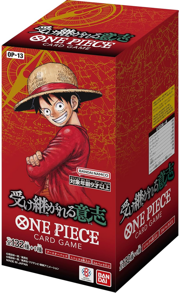 One Piece Card Game OP-13 Carrying On His Will Booster Box (Japanese)