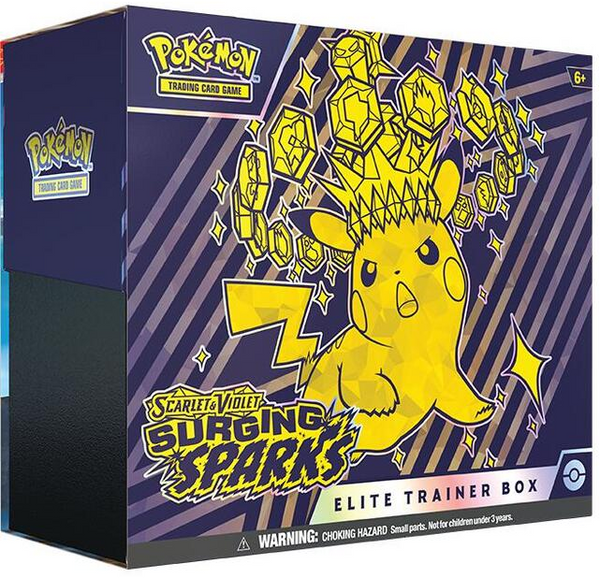 Pokémon TCG Scarlet & Violet Surging Sparks Elite Trainer Box